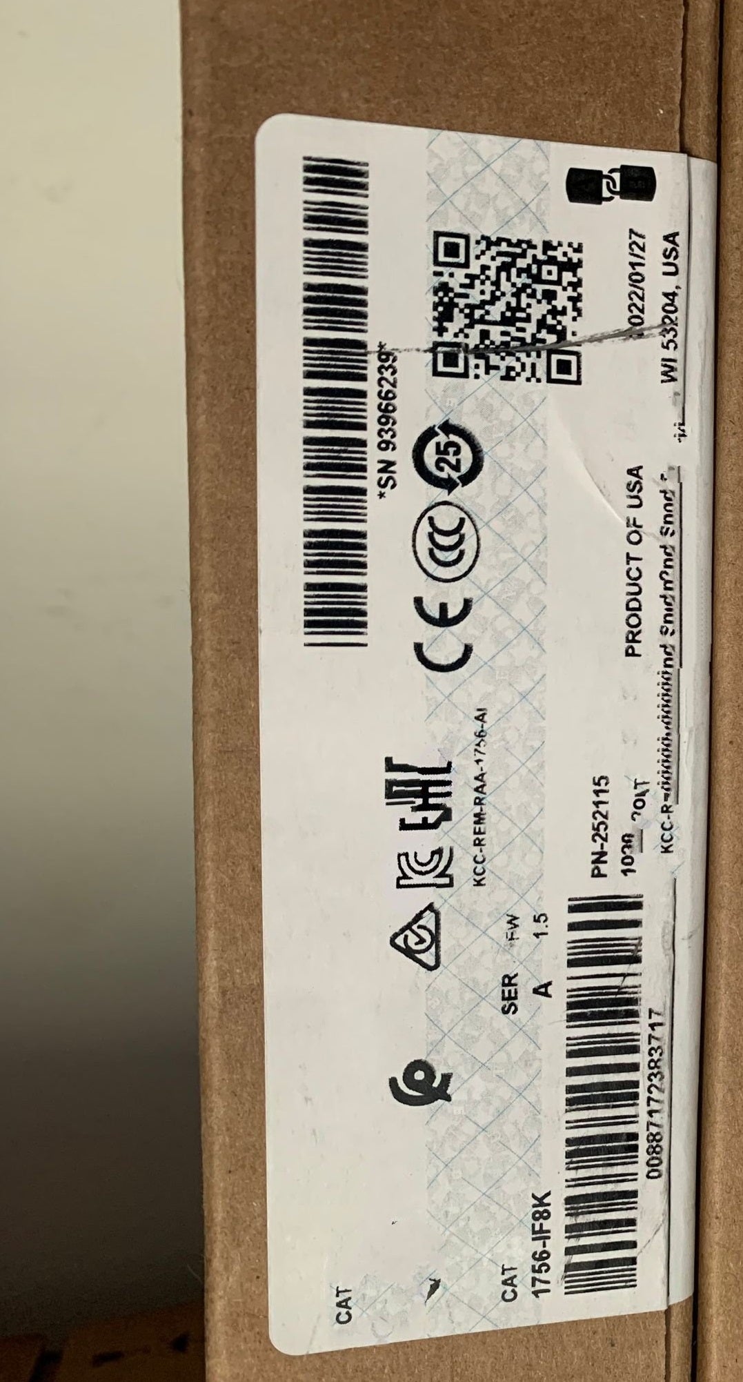 1 PCS NEW   1756-IF8K   #OYF033