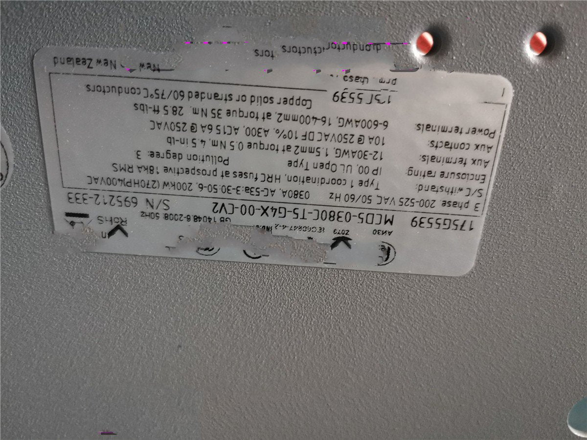 1PC for  used   MCD5-0380C-T5-G4X-00-CV2   #OYF033