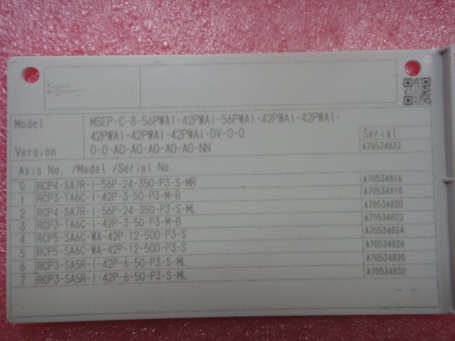 1PC for used  MSEP-C-8-56PWAI-42PWI-56PWAI-42PWAI-DV-0-0   #OYF033