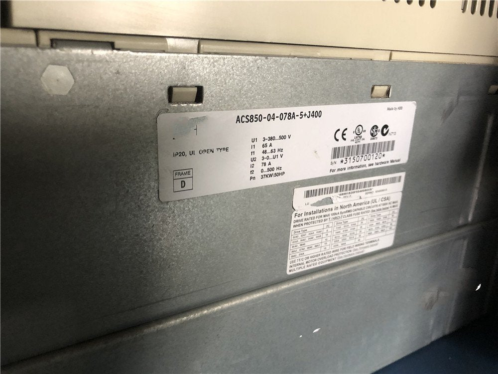 1PC for used   ACS850-04-078A-5+J400   #OYF033