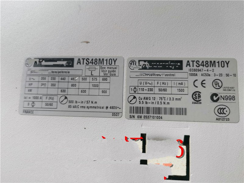 1PC for  used   ATS48M10Y   #OYF033