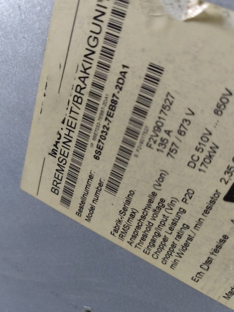 1PC for used  6SE7032-7EB87-2DA1    #OYF033