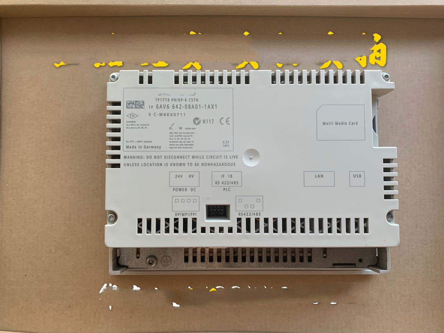 1PC for used  6AV6642-0BA01-1AX1 #OYF033