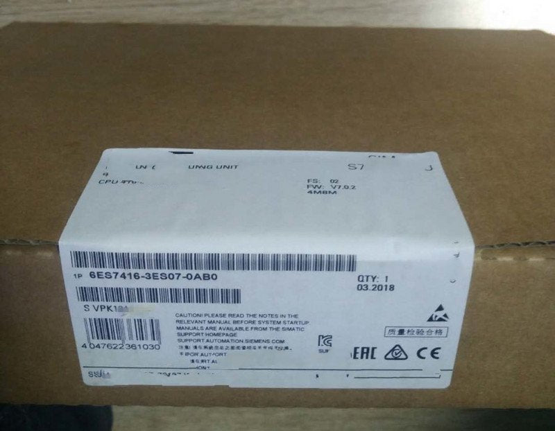 1 PCS NEW   6ES7416-3ES07-0AB0 #OYF033