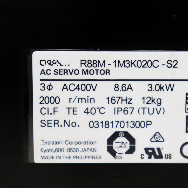 1PC for  used     R88M-1M3K020C-S2  #OYF033
