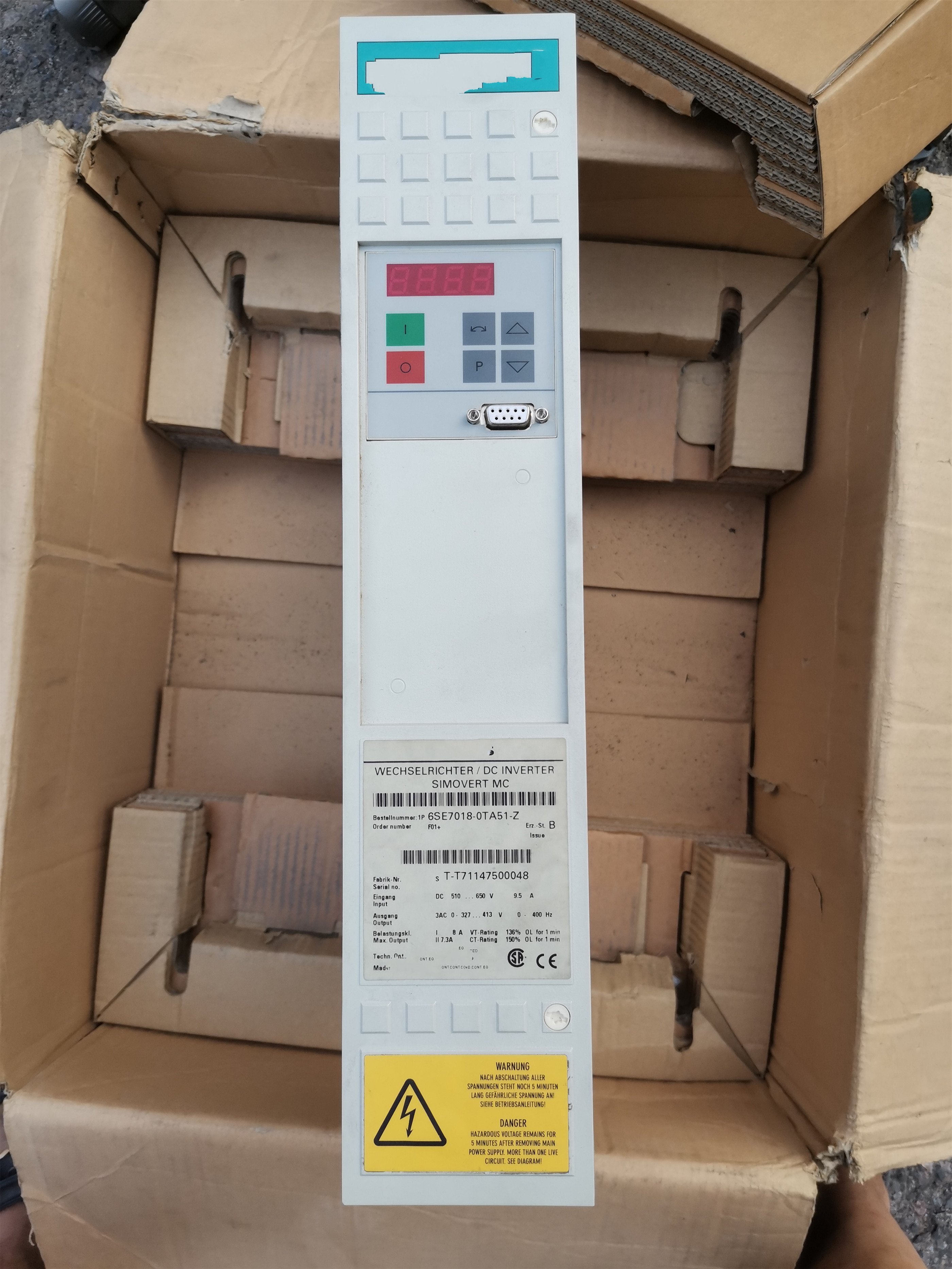 1 PCS NEW   6SE7018-0TA51-Z  inventory    #OYF033