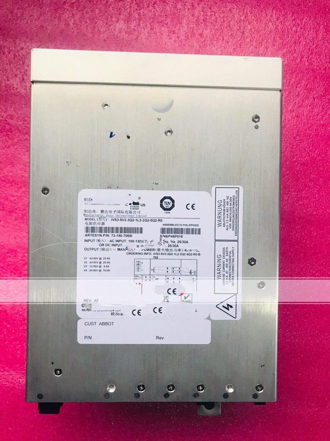 1PC for used   IVS3-5V2-3Q2-1L2-2Q2-5Q2-R0   #OYF033