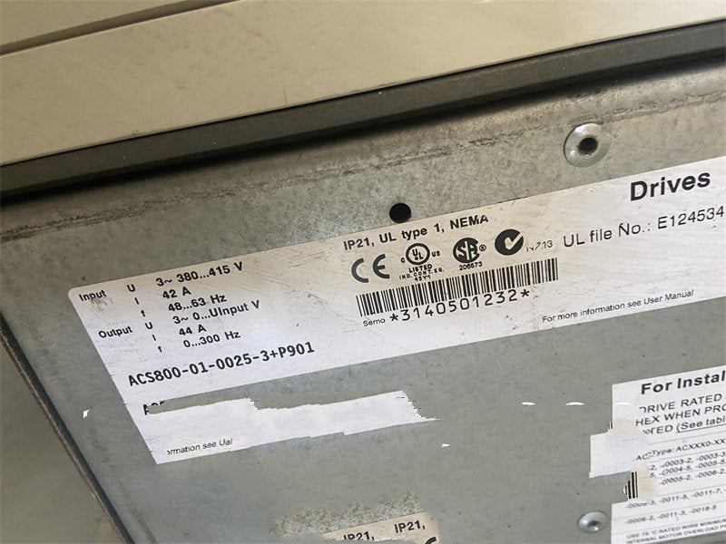 1PC for used    ACS800-01-0025-3+P901  #OYF033