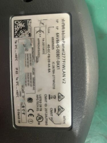 1PC for used  6AV6645-0EB01-0AX1  #OYF033