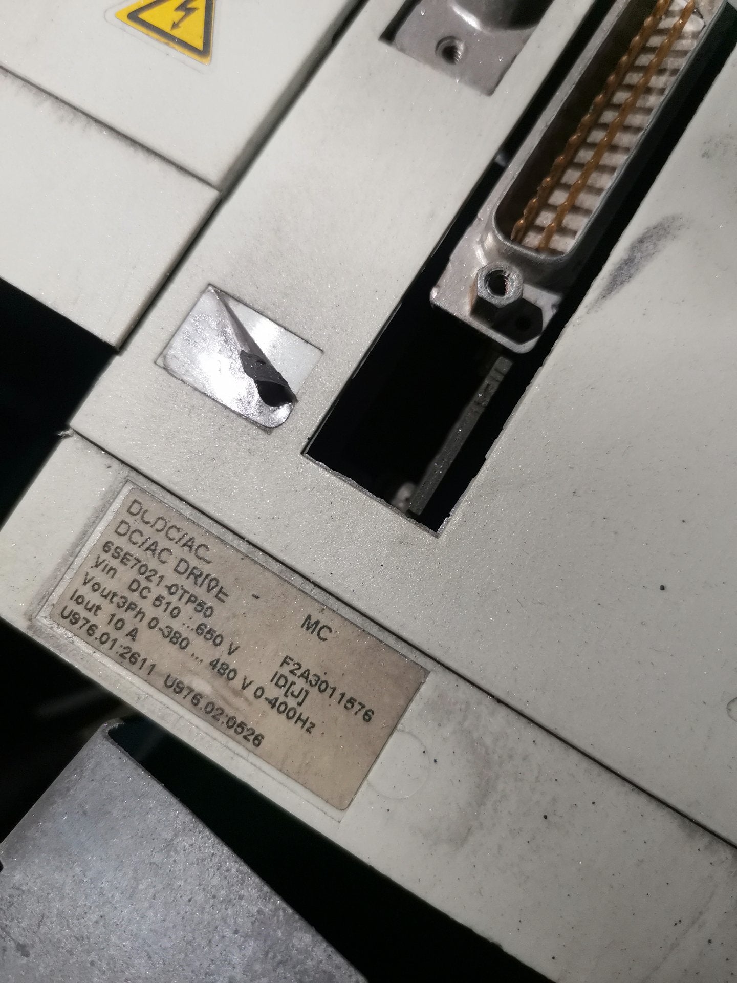 1PC for used  6SE7021-0TP50  #OYF033