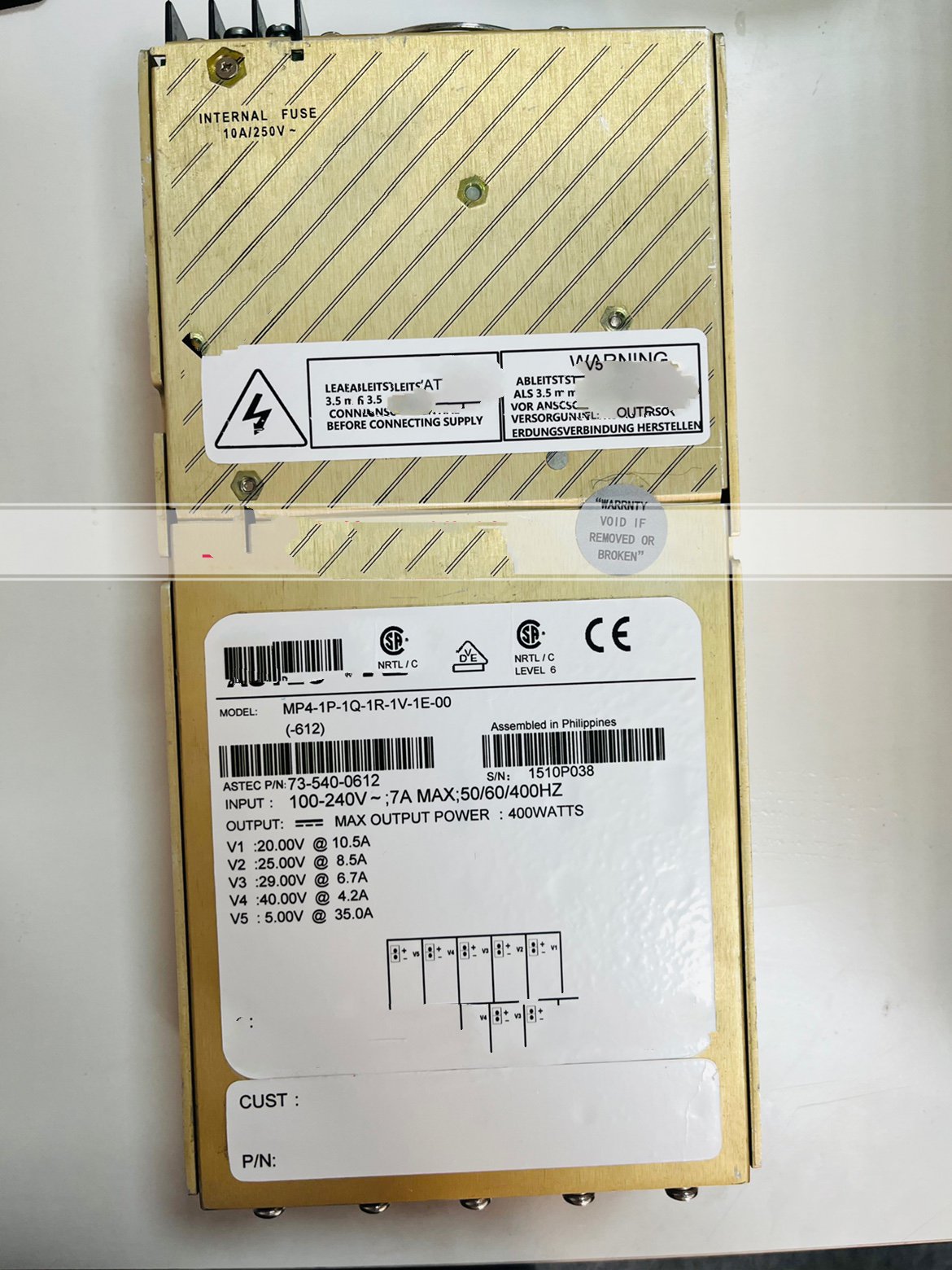 1PC for used  MP4-1P-1Q-1R-1V-1E-00（-612）  #OYF033