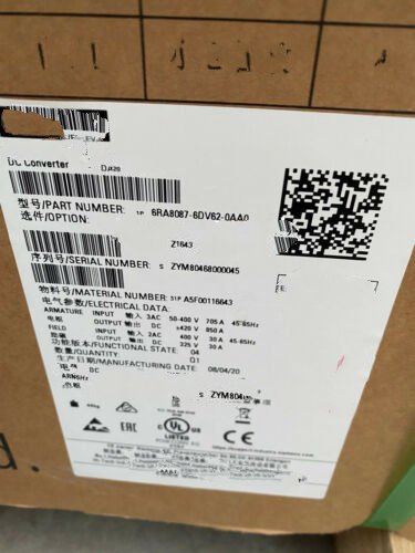 1 PCS NEW   6RA8078-6DV62-0AA0   #OYF033