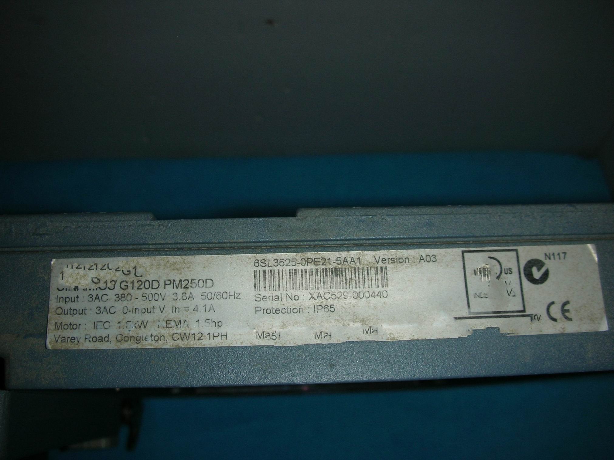 1PC for used   6SL3525-0PE21-5AA1 #OYF033