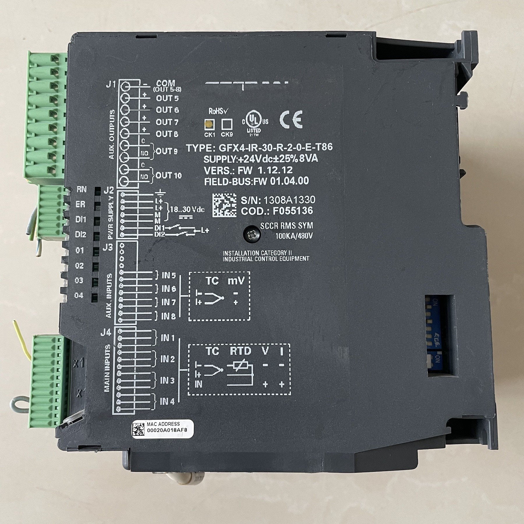 1PC for  used    GFX4-IR-30-R-2-0-E-T86  #OYF033