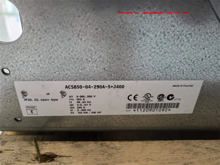 1PC for used   ACS850-04-290A-5+J400  #OYF033