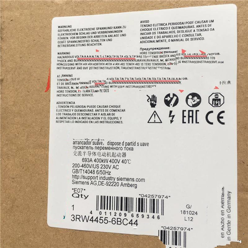 1 PCS NEW  3RW4455-6BC44  #OYF033