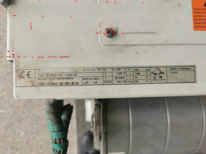 1PC for used  DCS800-S01-1500-04   #OYF033