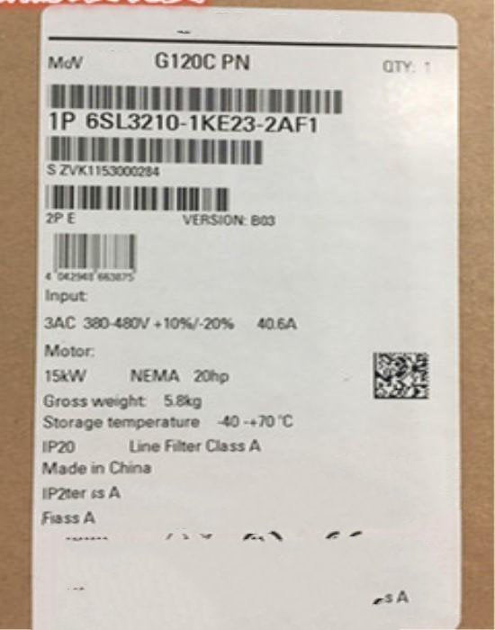 1 PCS NEW  6SL3210-1KE23-2AF1 #OYF033