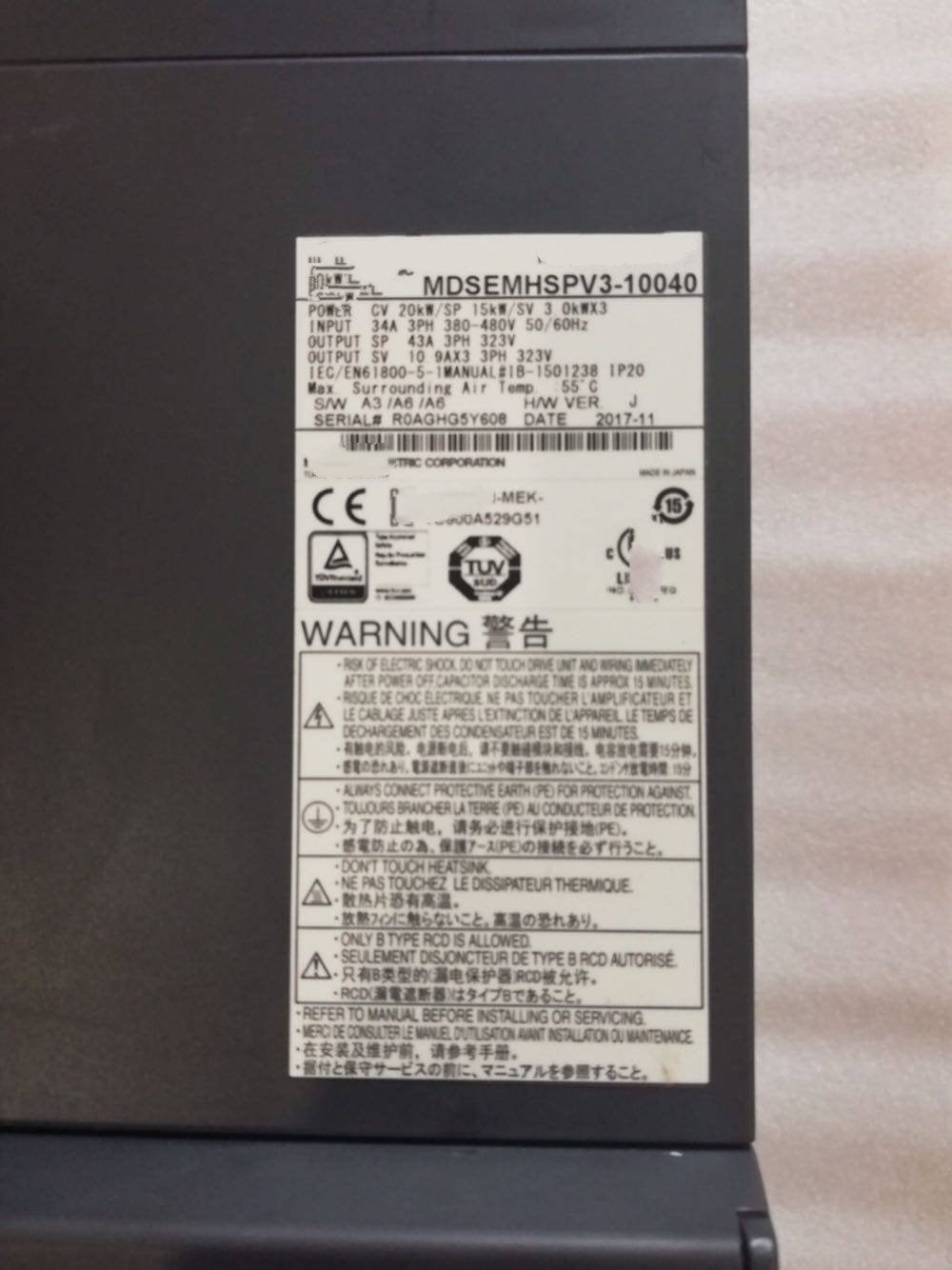 1PC for used  MDSEMHSPV3-10040   #OYF033