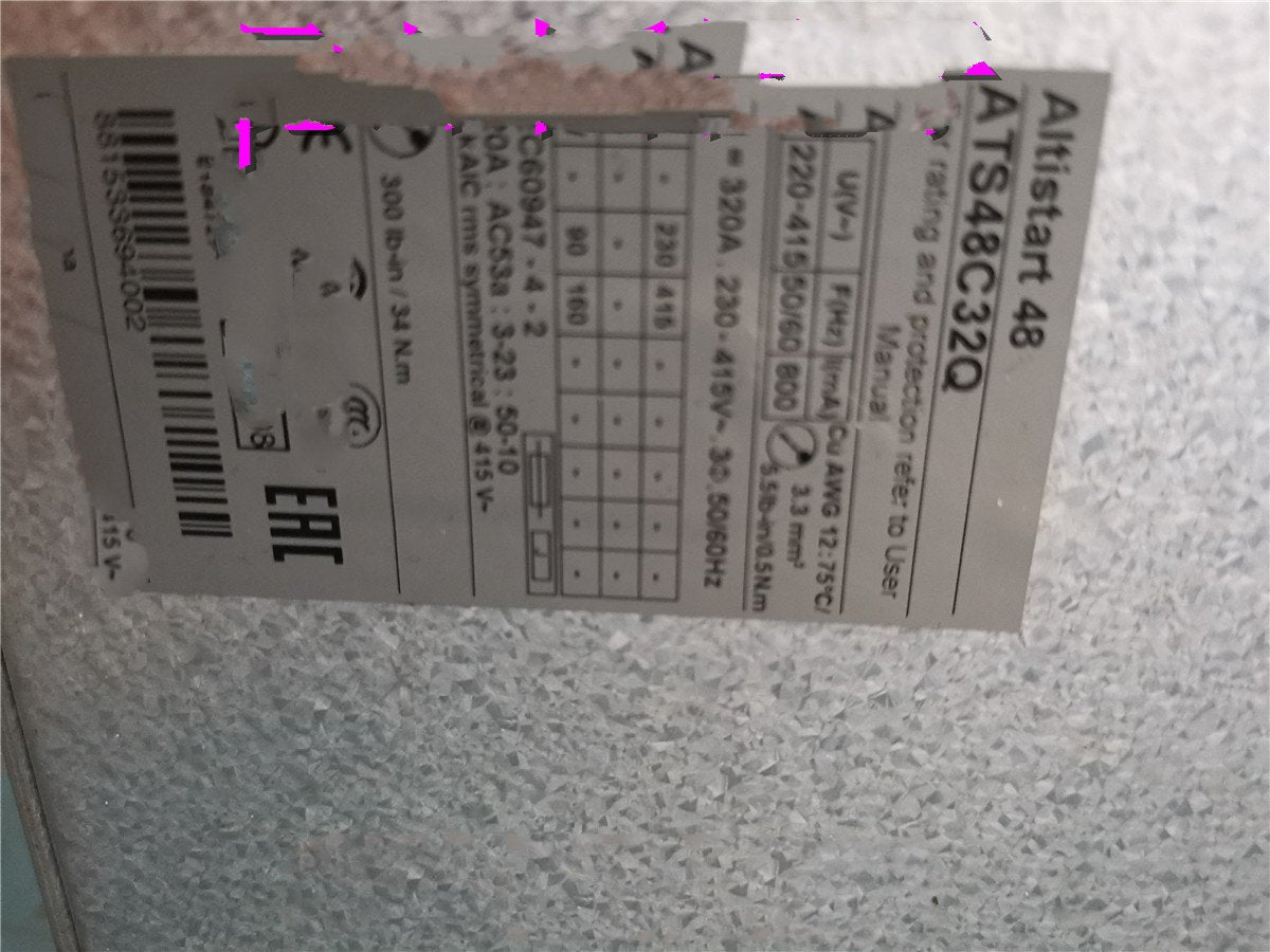 1PC for used     ATS48C32Q   #OYF033