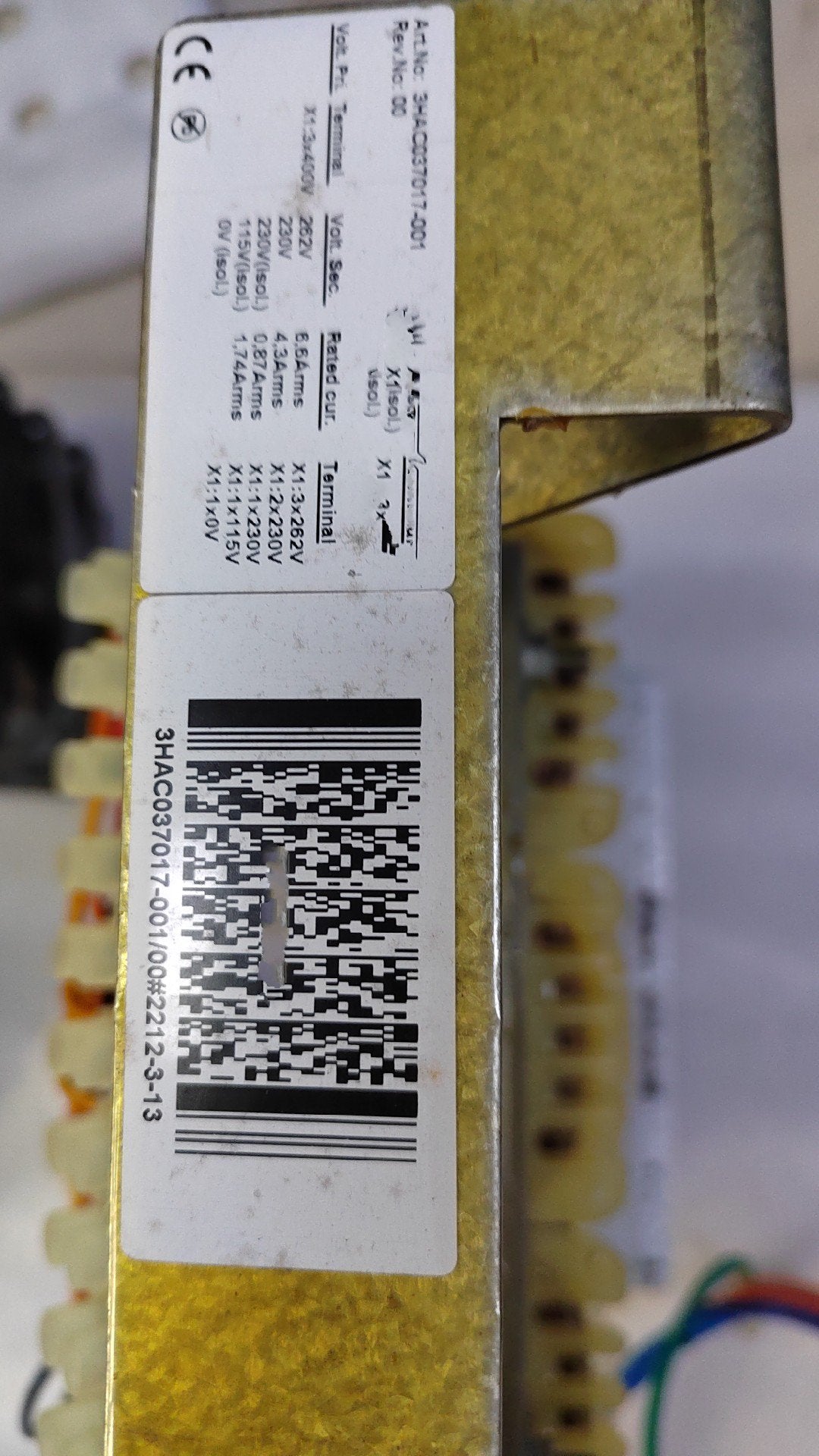 1PC for used  3HAC037017-001  #OYF033
