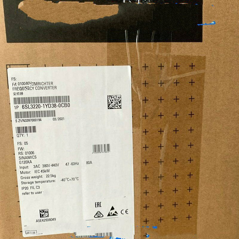 1 PCS NEW   6SL3220-1YD38-0CB0    #OYF033