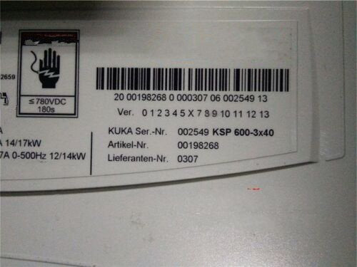 1PC for used    00-198-268 KSP600-3X40    #OYF033