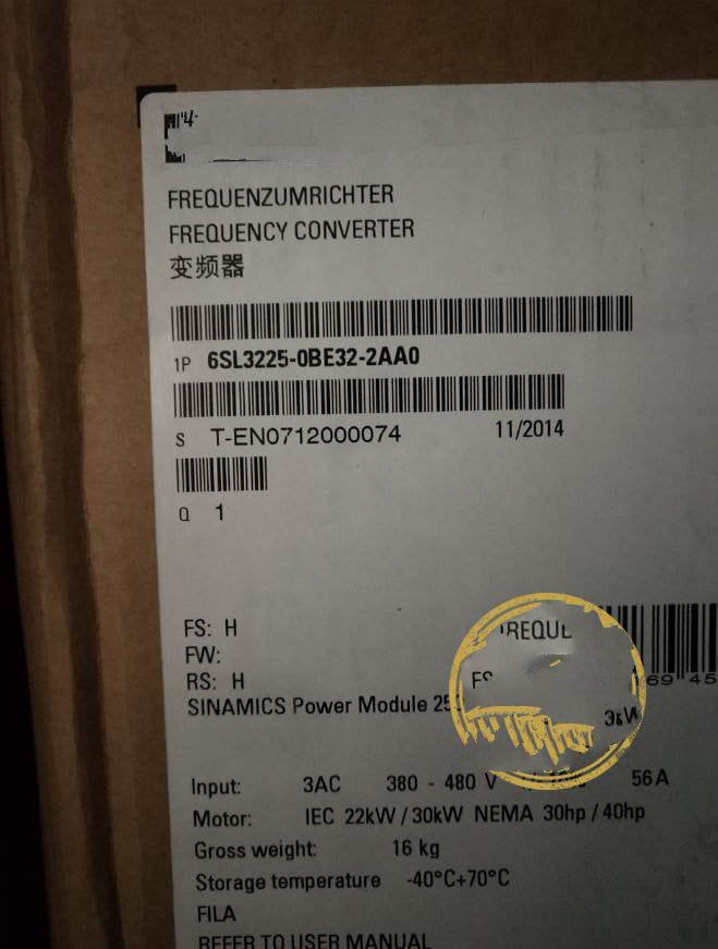 1 PCS NEW  6SL3225-0BE32-2AA0  #OYF033