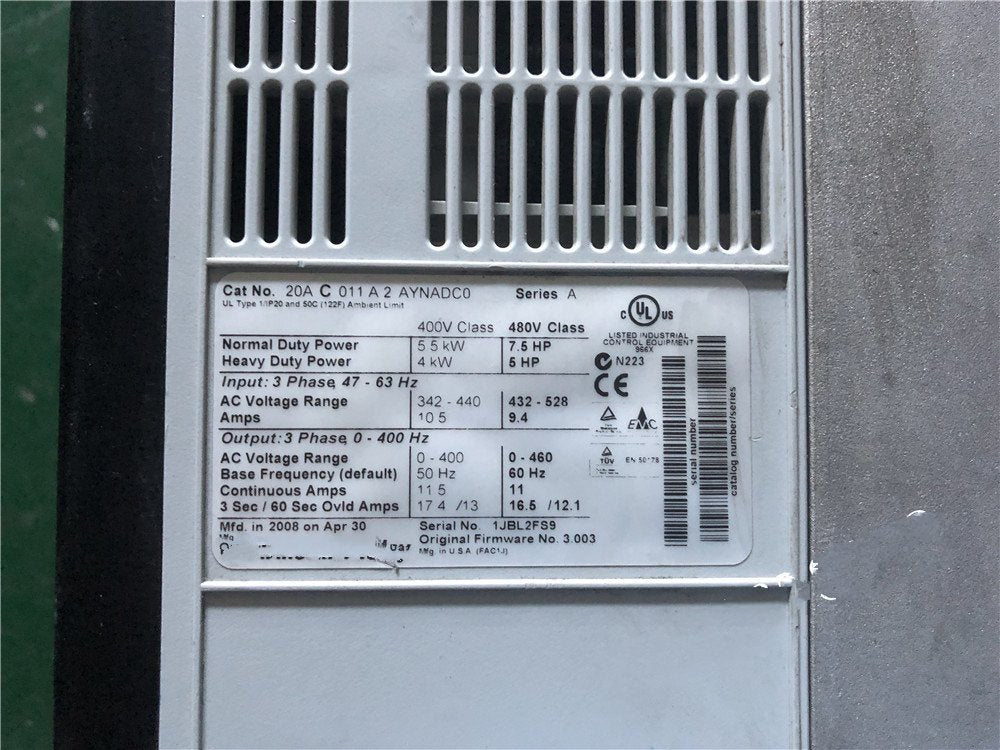 1PC for used   20A C 011 A 2 AYNADC0   #OYF033
