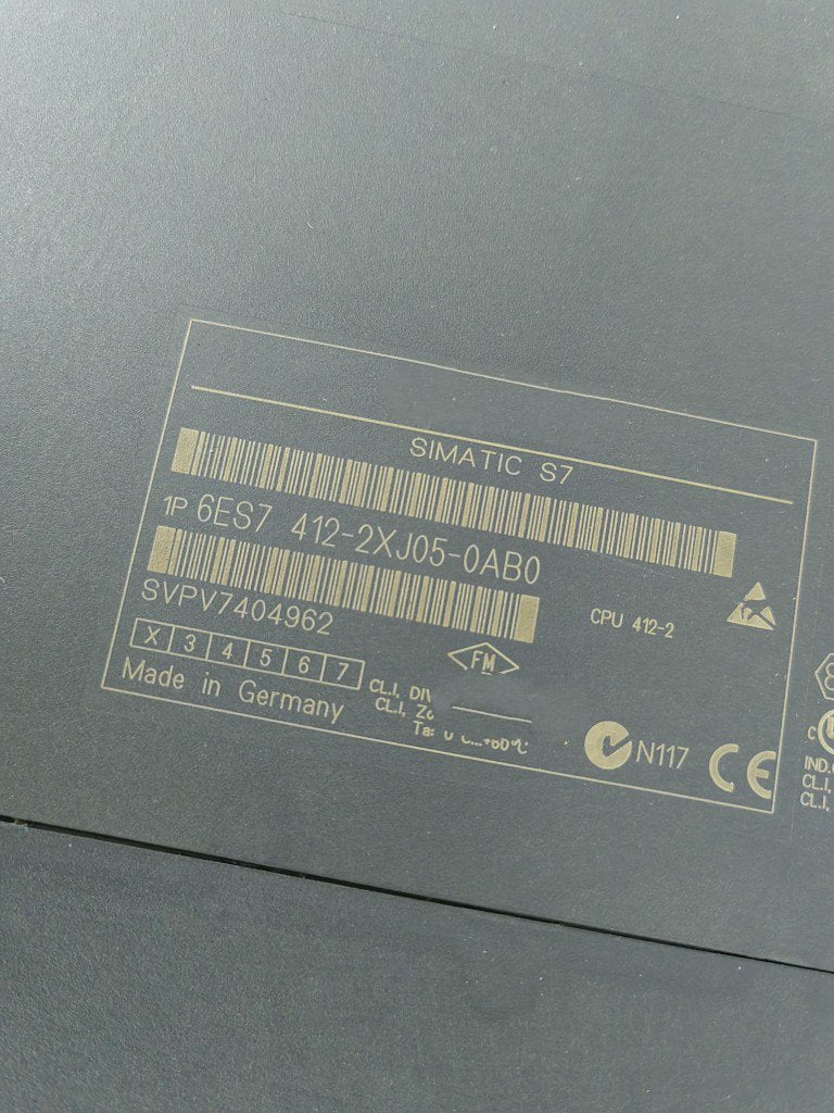 1PC for used  6ES7412-2XJ05-0AB0   #OYF033