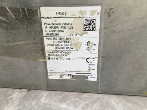 1PC for used     6SL3210-1PE32-5UL0   #OYF033