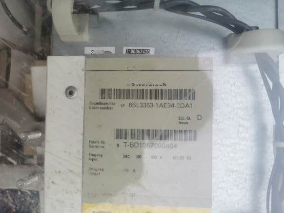 1PC for used   6SL3353-1AE34-2DA1  #OYF033
