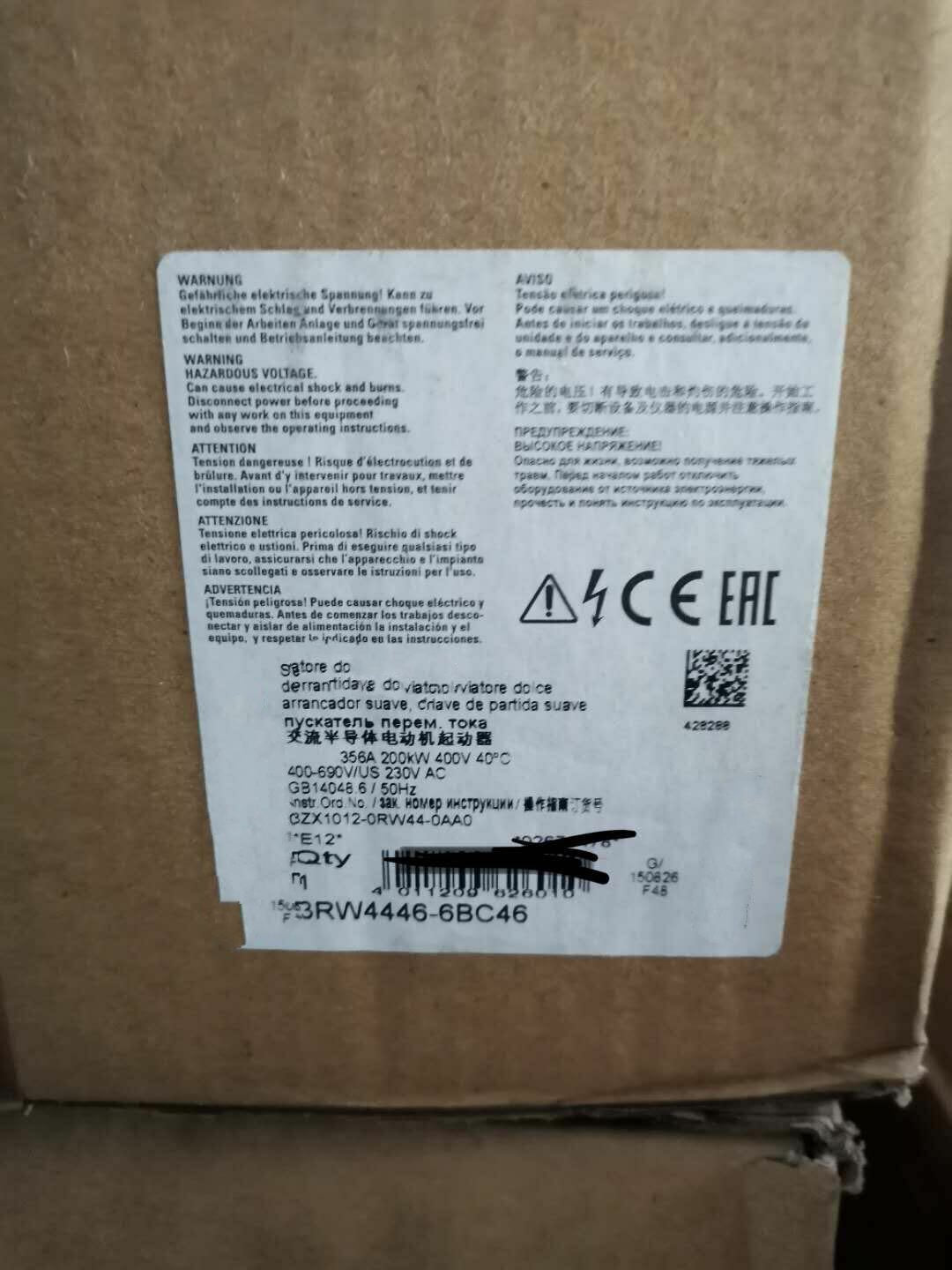 1 PCS NEW   3RW4446-6BC46  #OYF033