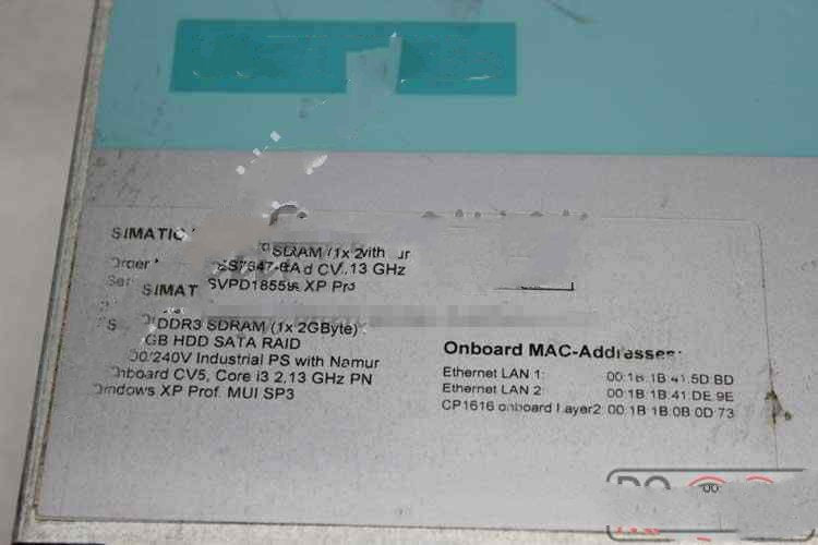 1PC for used  6ES7647-6CF10-0GA0 6ES7 647-6CF10-0GA0     #OYF033