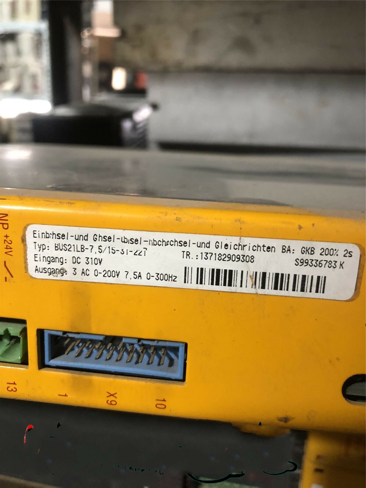 1PC for used  BUS21LB-7.5/15-31-221      #OYF033