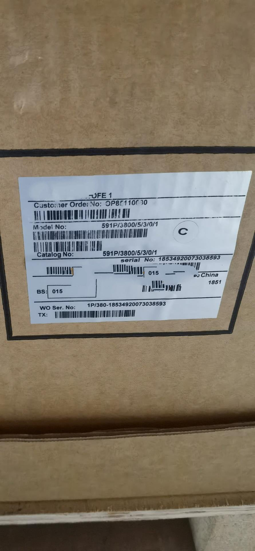 1 PCS NEW   591P/3800/5/3/0/1  #OYF033