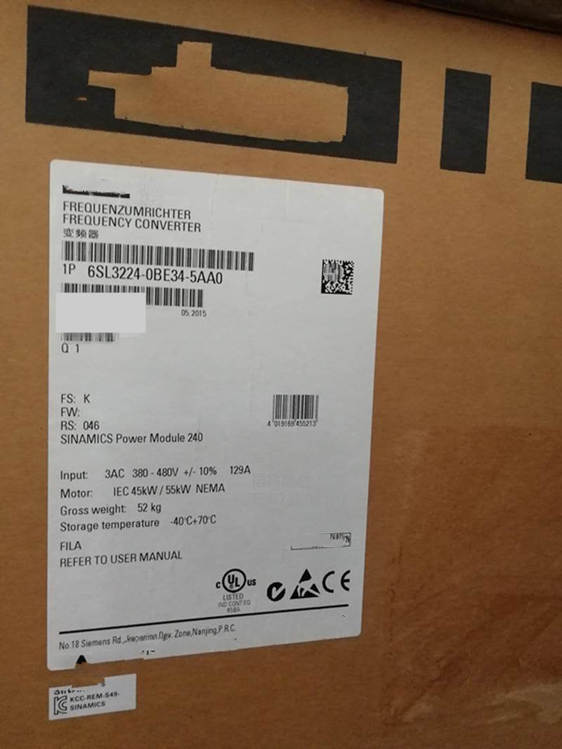 1 PCS NEW 6SL3225-0BE37-5UA0#OYF033