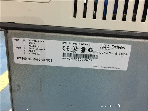 1PC for  used   ACS800-01-0060-3+P901  #OYF033