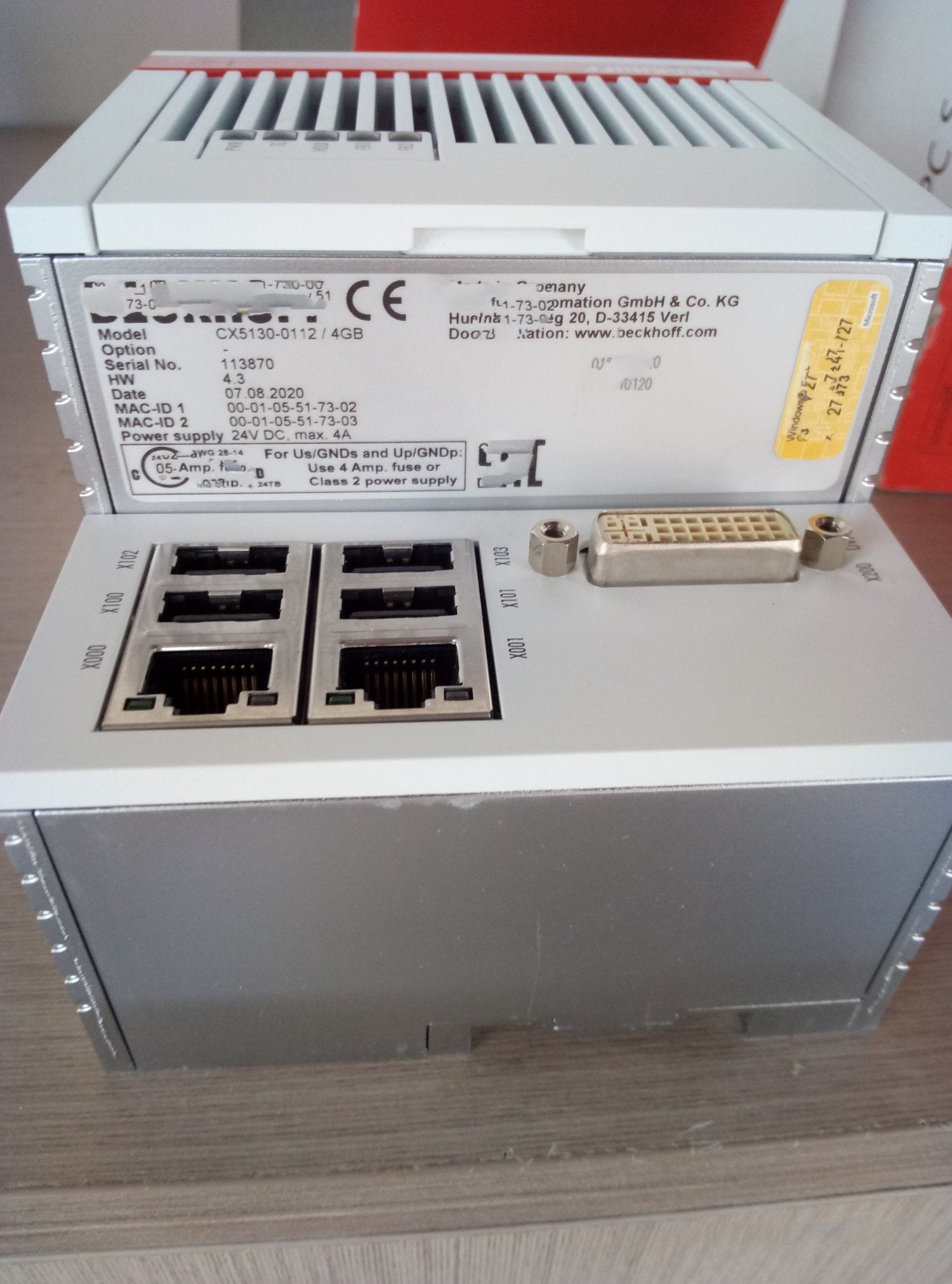 1 PCS NEW   CX5130-0112/4GB   #OYF033