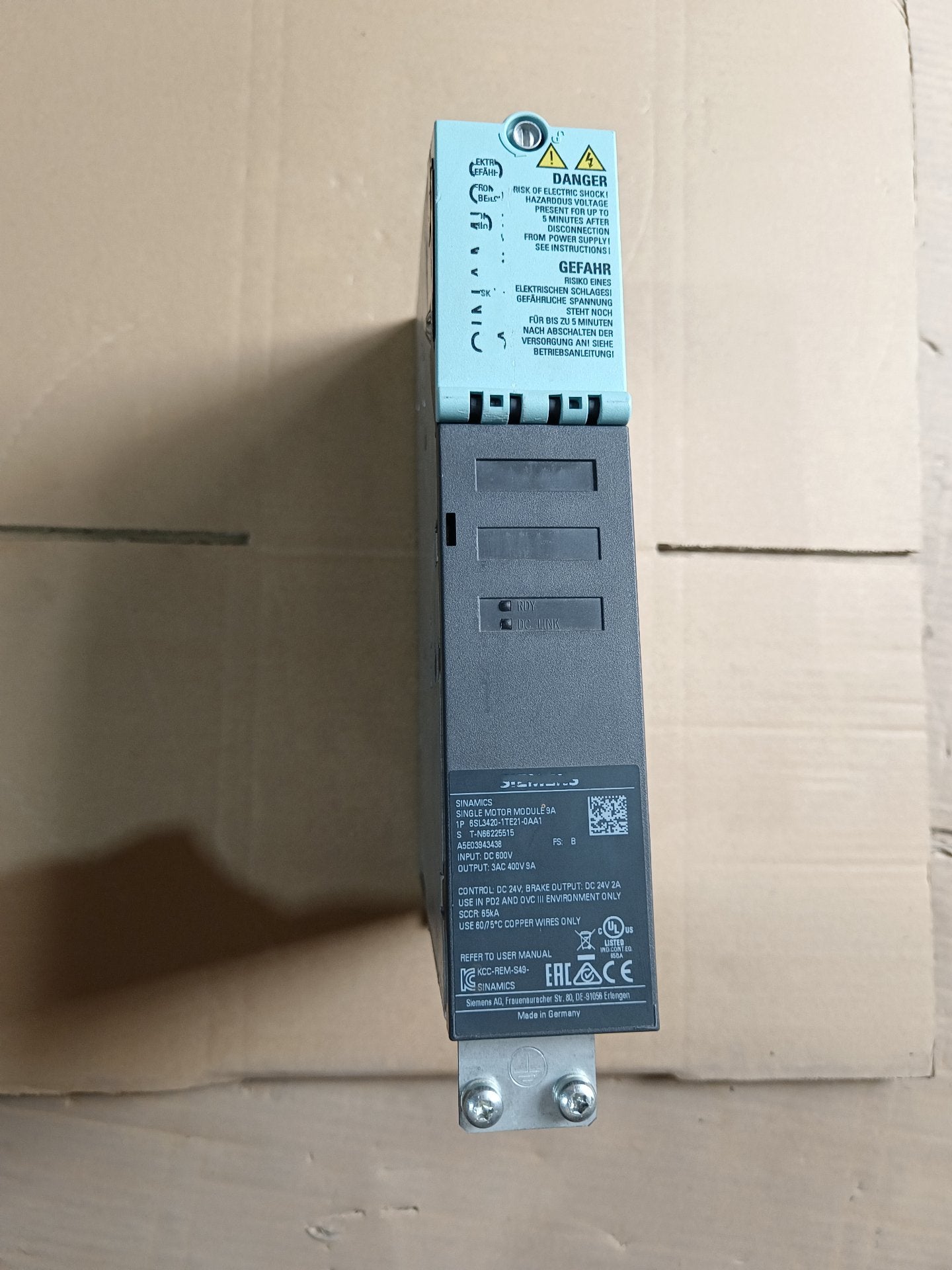 1PC for used    6SL3420-1TE21-0AA1   #OYF033