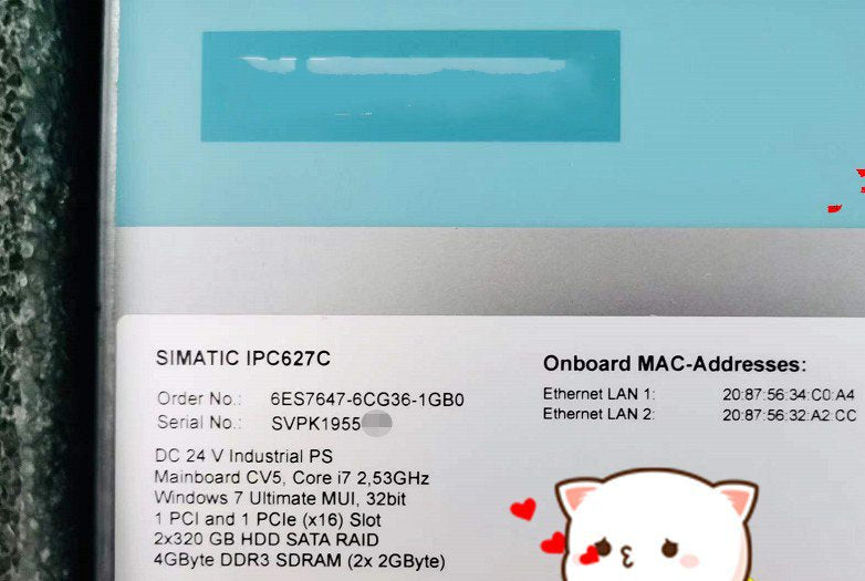 1 PCS NEW   6ES7647-6CG36-1GB0  #OYF033