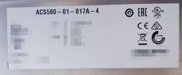 1PC for used  acs580-01-017a-4  #OYF033