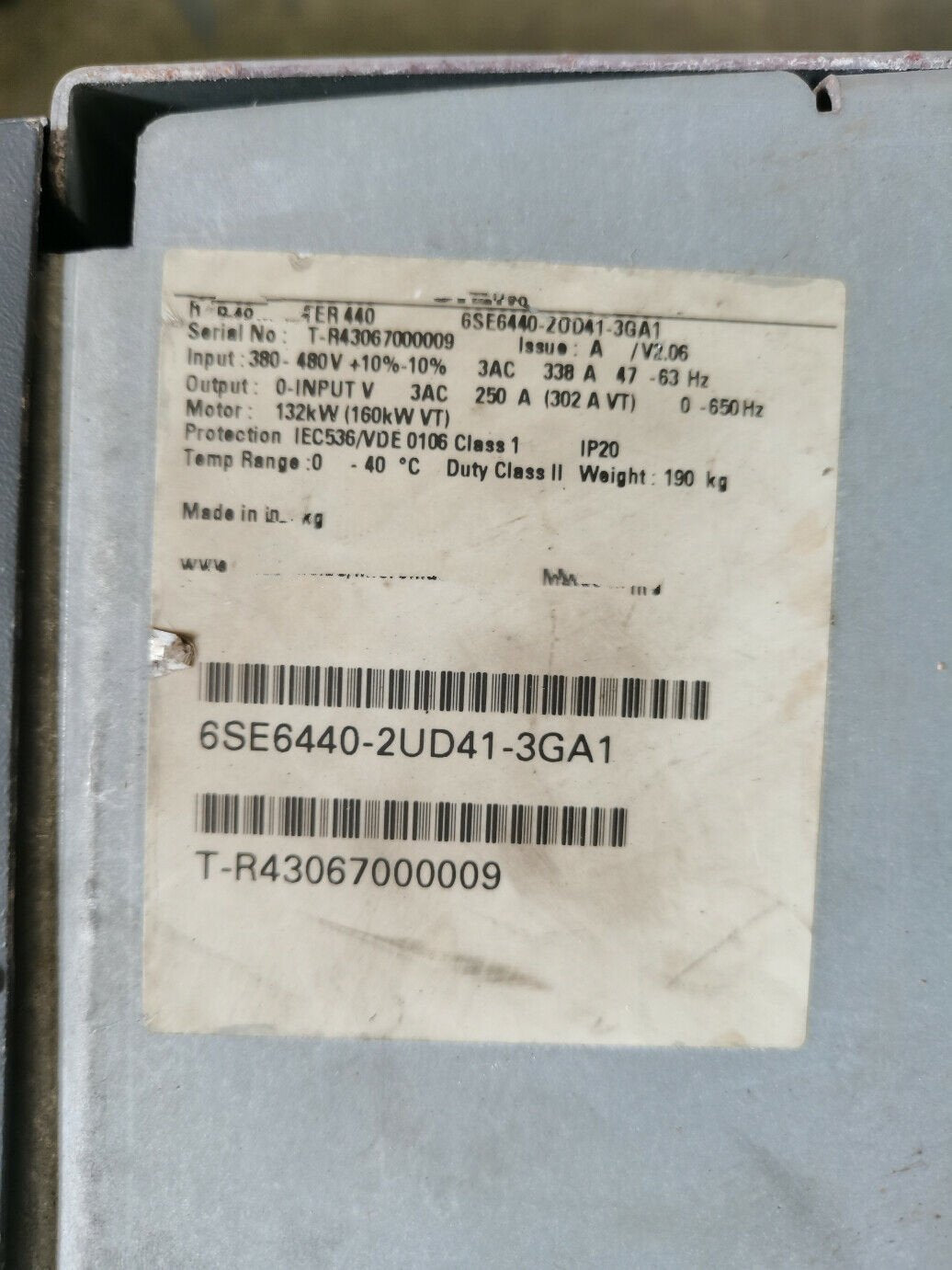 1PC for used 6SE6440-2UD41-3GA1  #OYF033