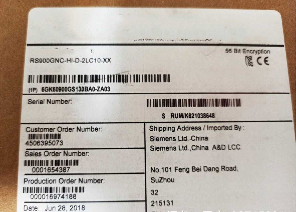 1pc  for  NEW  6GK6090-0GS13-0BA0-ZA03 RS900GNC-HI-D-2LC10-XX  #OYF033