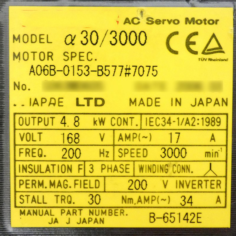 1PC for used  A06B-0153-B577#7075   #OYF033