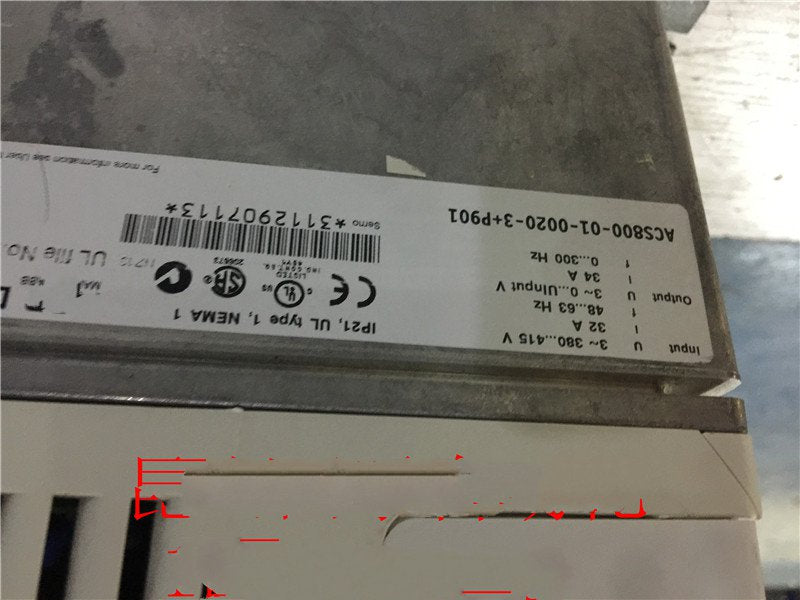 1PC for  used     ACS800-01-0020-3+P901   #OYF033