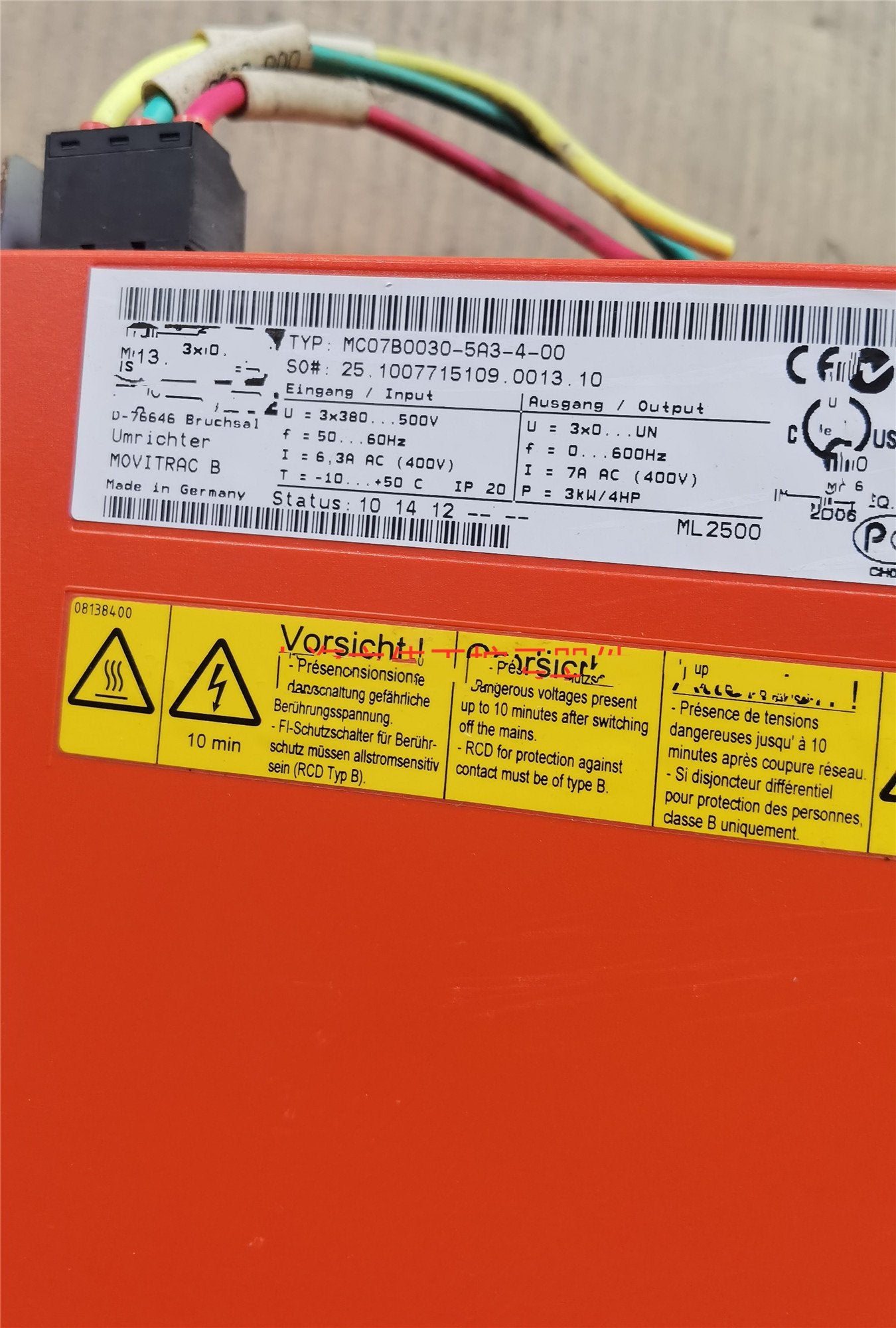 1PC for used     MC07B0030-5A3-4-00   #OYF033