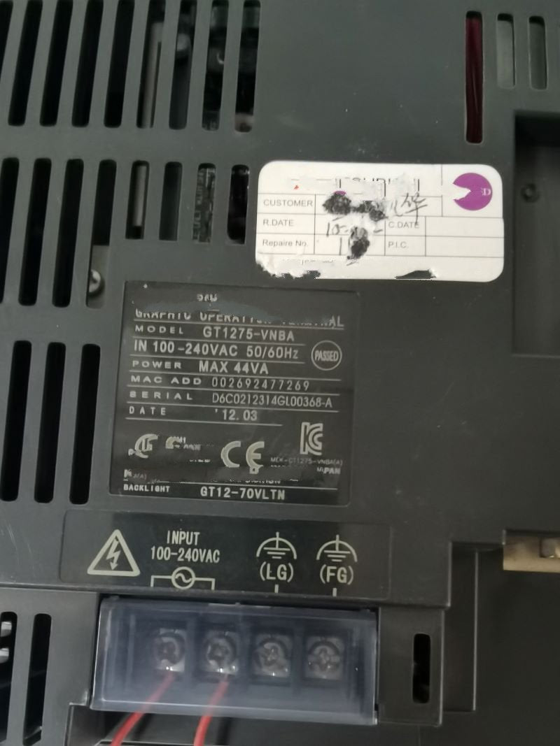 1PC for used  GT1275-VNBA   #OYF033