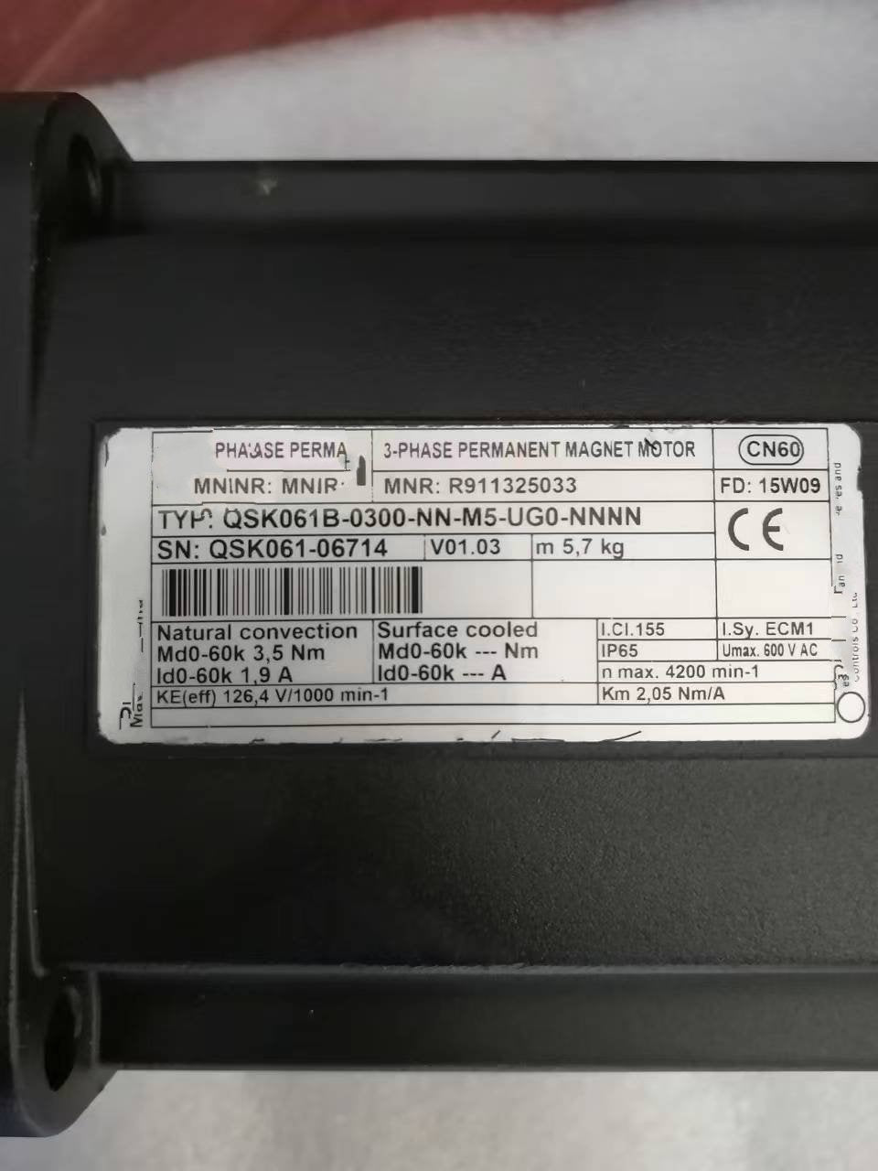 1PC for used  QSK061B-0300-NN-M5-UG0-NNNN   #OYF033