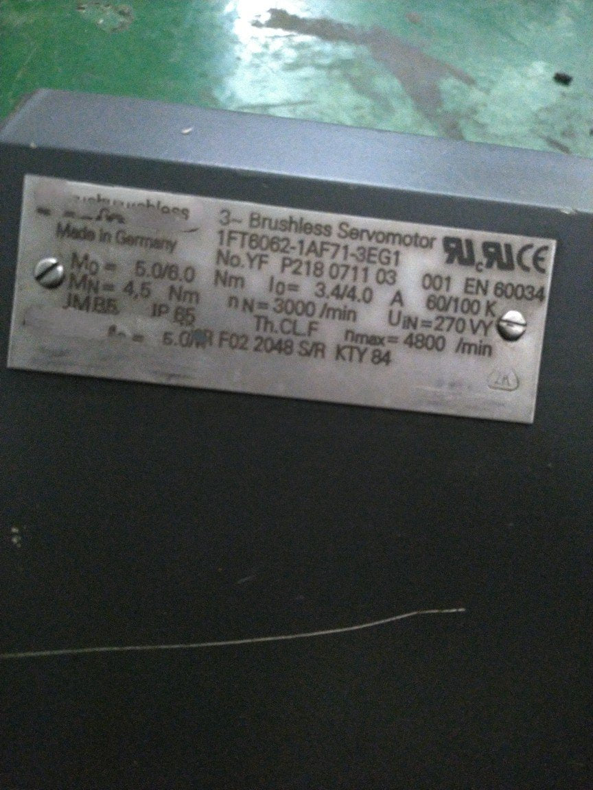 1PC for used  1FT6062-1AF71-3EG1  #OYF033